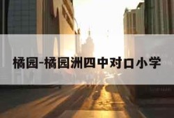 橘园-橘园洲四中对口小学