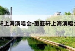 萧亚轩上海演唱会-萧亚轩上海演唱会2001