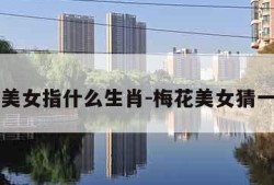 梅花美女指什么生肖-梅花美女猜一生肖