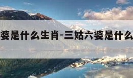 三姑六婆是什么生肖-三姑六婆是什么生肖和数字