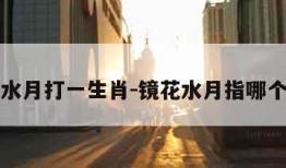 镜花水月打一生肖-镜花水月指哪个生肖