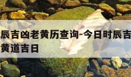 今日时辰吉凶老黄历查询-今日时辰吉凶老黄历查询黄道吉日