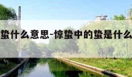 惊蛰的蛰什么意思-惊蛰中的蛰是什么意思蚂蚁庄园