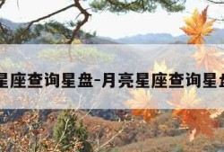 月亮星座查询星盘-月亮星座查询星盘app