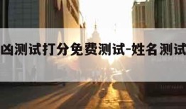 姓名吉凶测试打分免费测试-姓名测试打分吉名