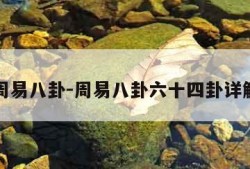 周易八卦-周易八卦六十四卦详解