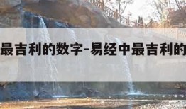 易经中最吉利的数字-易经中最吉利的数字是什么